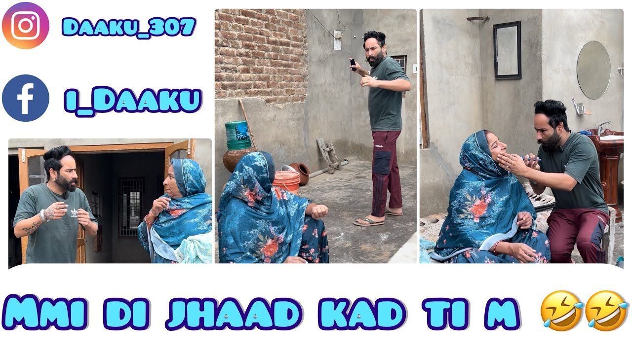 Mmi di jhaad kad ti m  i Daaku  Latest Punjabi Comedy 2023