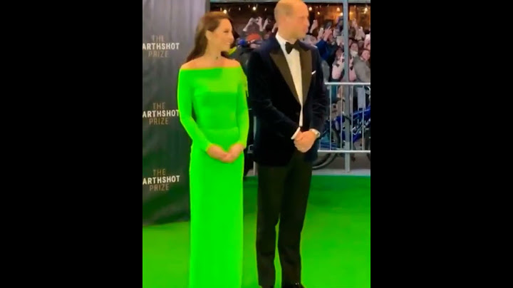 Prince William 💚Princess Kate Middleton arrive at Earthshot Prize awards