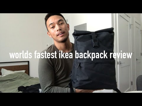 i'm doing an ikea backpack review