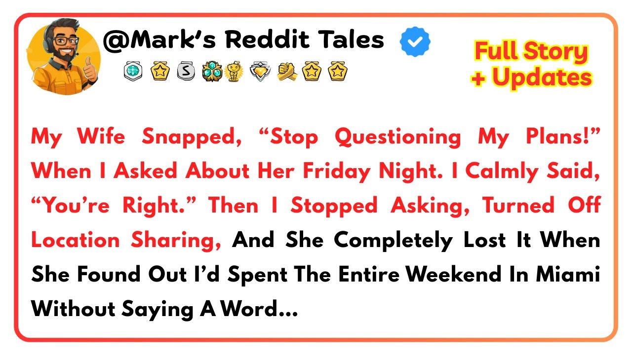 My Wife Snapped, “Stop Questioning My Plans!” When I Asked About Her Friday Night. I Calmly Said...