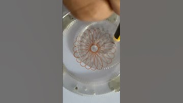 What does this pattern resemble??? Magic Ruler Small ruler, big wisdom #2024 #short #spirograph #art