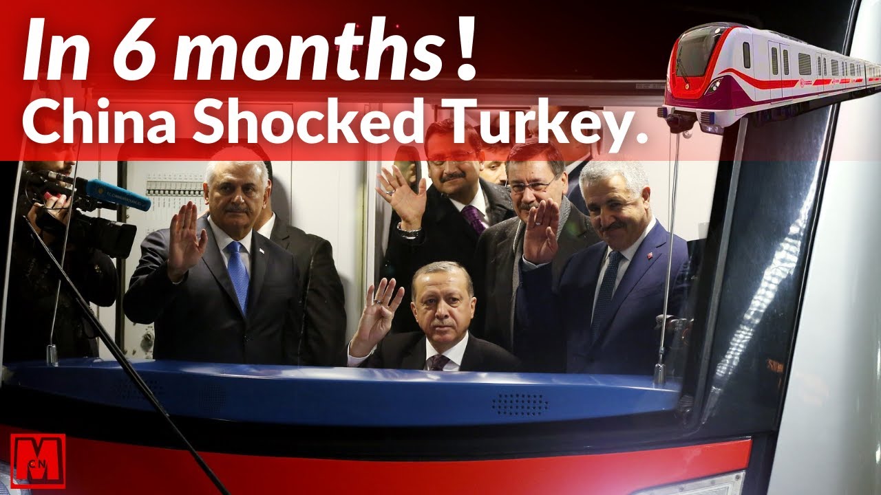 China built the fastest subway line in Turkey only in 6 months