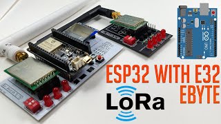 ESP32 with E32-433T LoRa module tutorial | LoRa Arduino interfacing