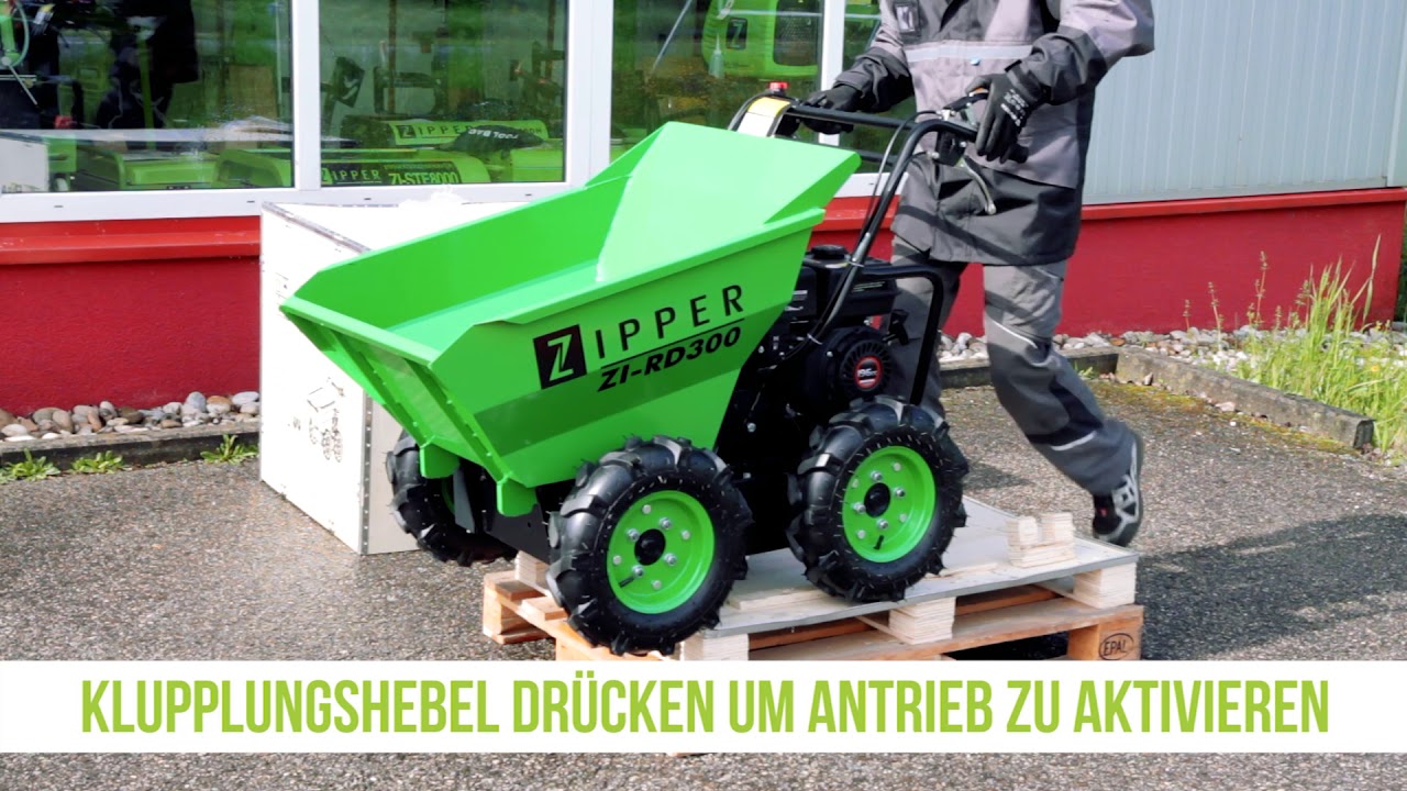 Porte bûches pour mini dumper à chenilles MD300 - ZI-MD300-HR ZIPPER