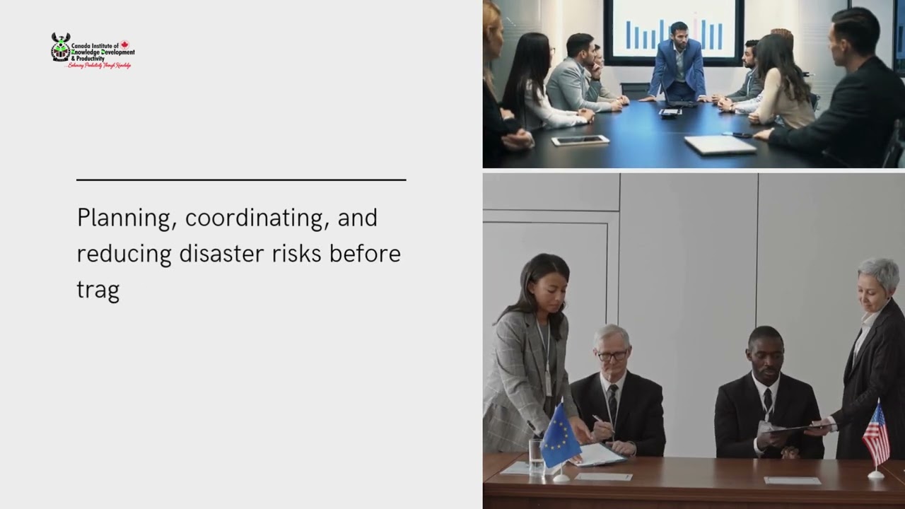 PUBLIC SECTOR ROLE IN DISASTER RISK REDUCTION