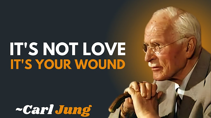 The Wound That Makes You Love Someone Who Can Give You Nothing |CARL JUNG| MOTIVATIONAL SPEECH