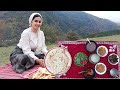 Cooking Abgoosht (Broth) the most delicious food in Iran in the green plain of the village (2021)