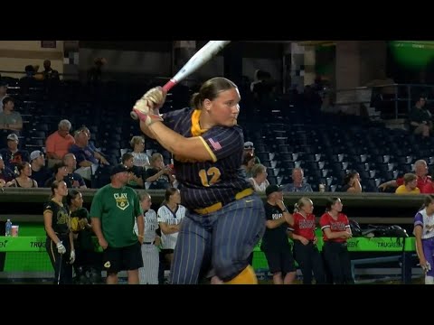 Softball home run showdown at Fifth Third Field is a big hit