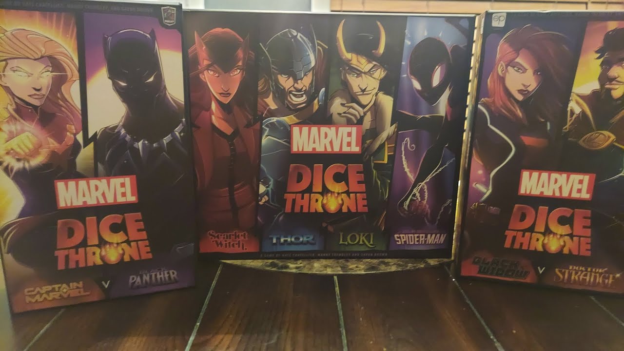 Ranking Marvel Dice Throne Characters!!!! (Worst to Best) YouTube