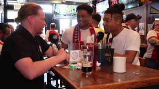 Jay & Foster @chicagogooners5748 at #Goonerpalooza 2023 The Globe Pub: FT Arsenal 3 Southampton 3