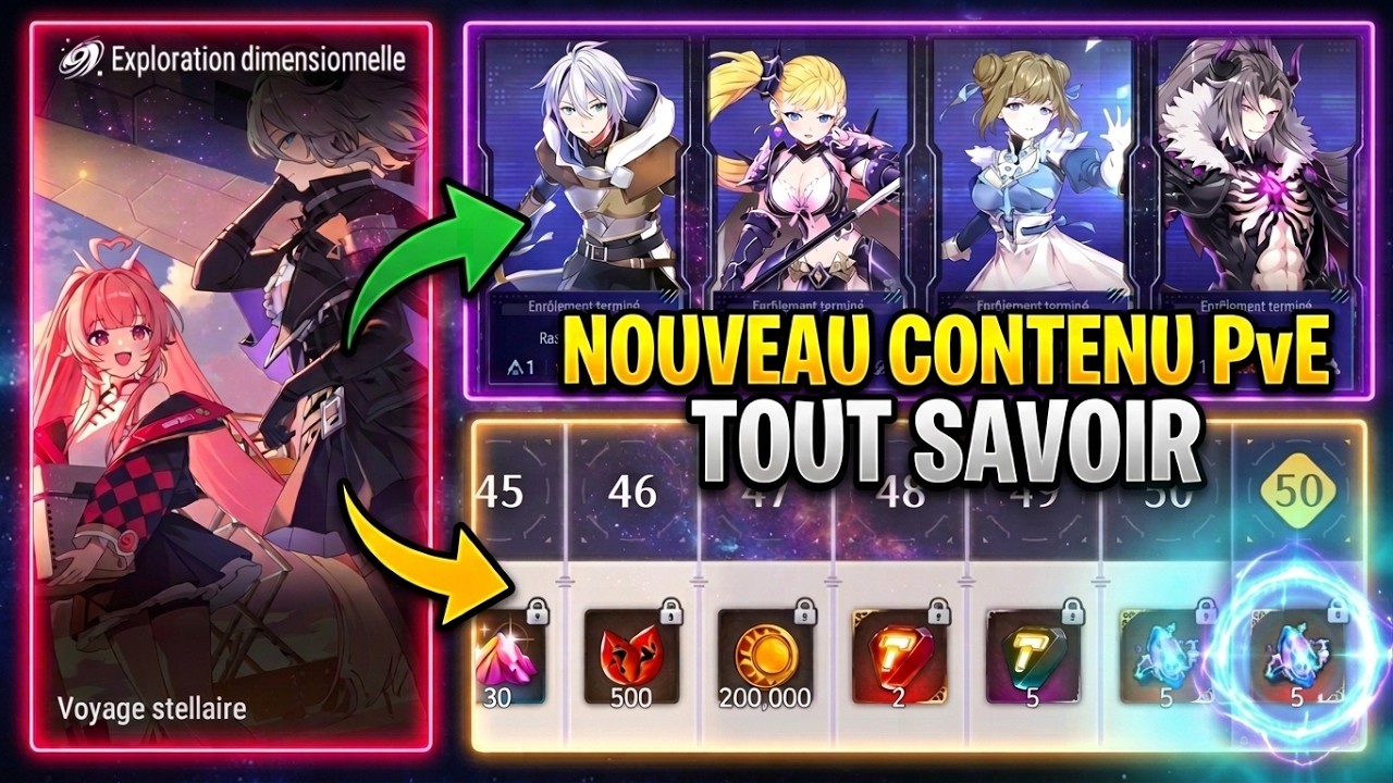 EPIC SEVEN : LE COSMONIUM EST ENFIN LÀ ! 🌌 GUIDE NOUVEAU PVE COLLAB CZN