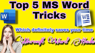 Advanced MS Word Tips & Tricks – 90% of Users Don’t Know These | Ms word hacks,Ms word shortcut keys