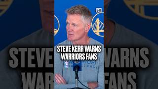Steve Kerr kept it real about Steph Curry’s availability 💯