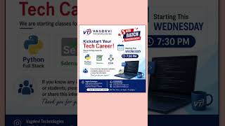 Python Full Stack, Selenium &amp; DSA Course in Hyderabad | Vagdevi Technologies | #python #dsa #shorts