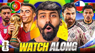 PORTUGAL VS CHILE FIFA WORLD CUP 2026 FRIENDLY LIVE REACTION | DIVYANSH
