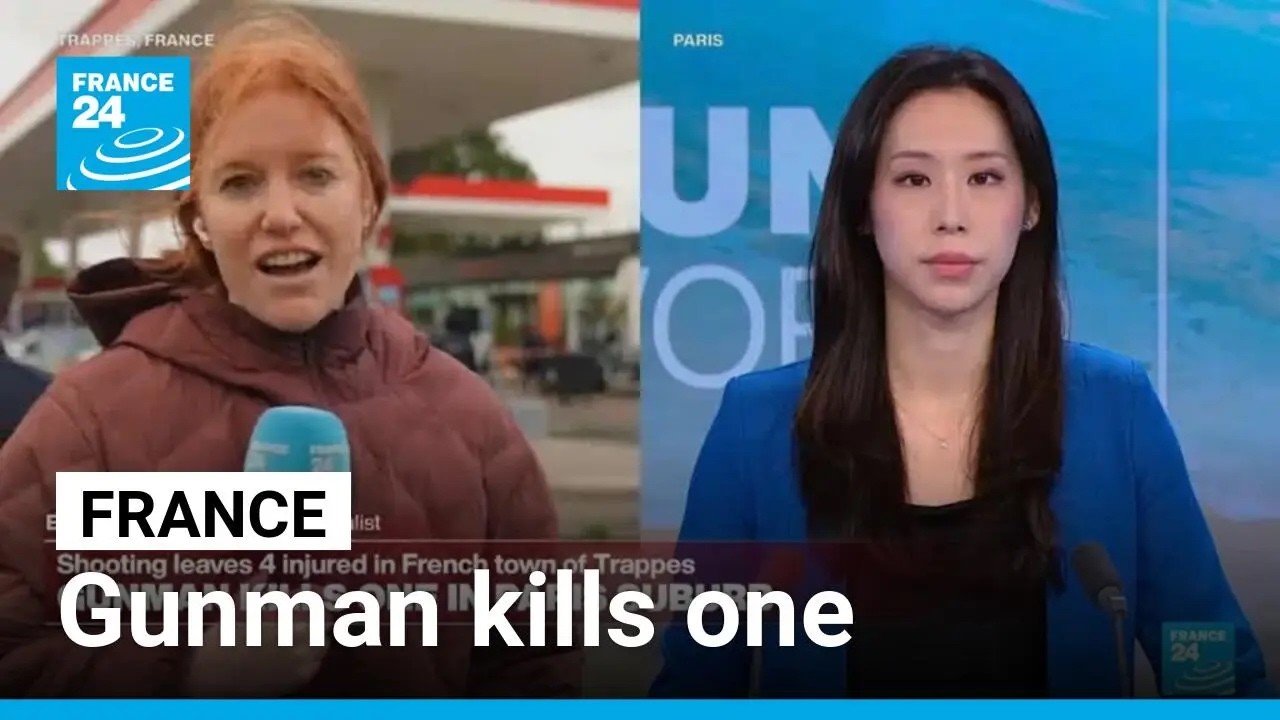 France: Gunman kills one and wounds four in town outside Paris • FRANCE 24 English