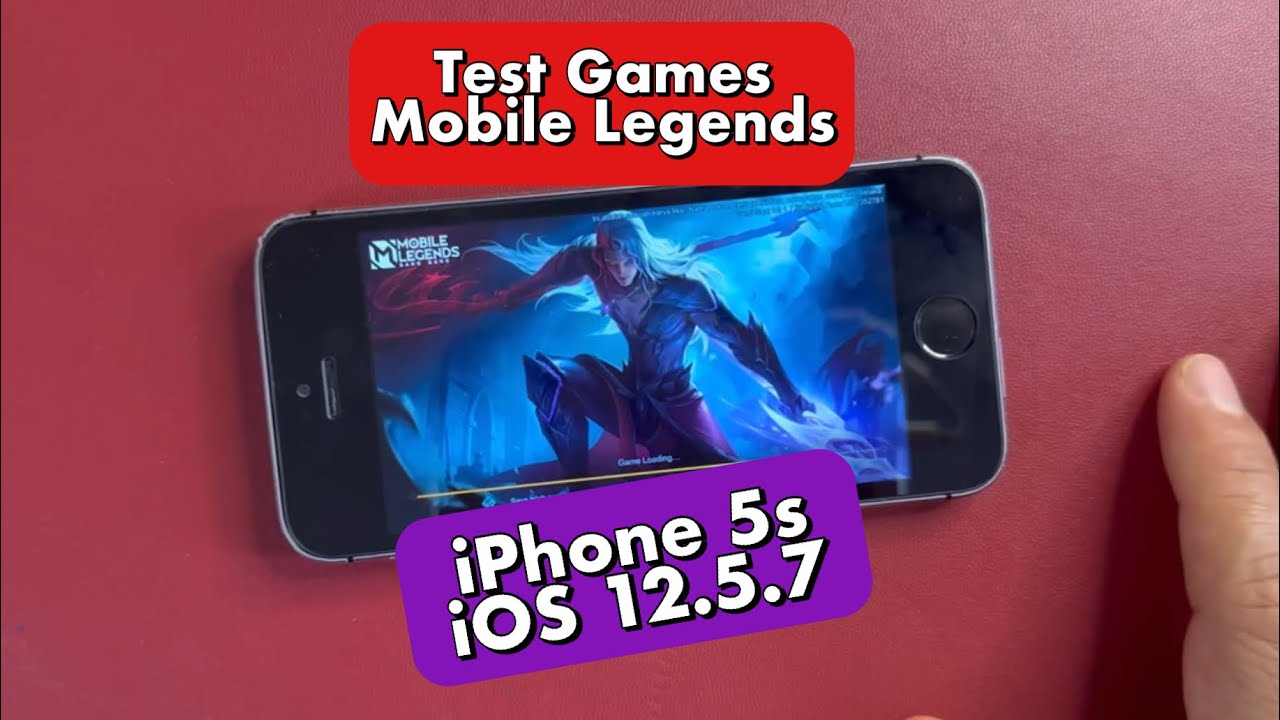 Mobile Legends Ios Mobile Legends | iPhone 5s | iOS 12.5.7 | Maret 2023 - YouTube