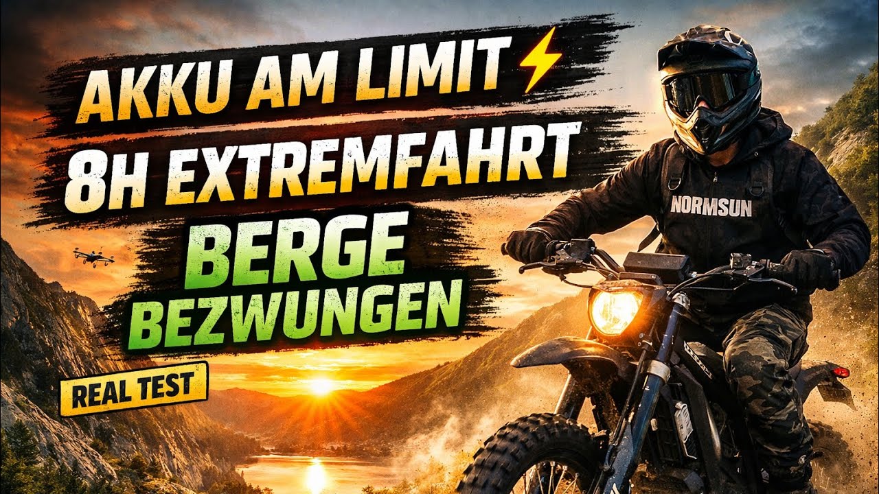 EXTREMTEST im Gebirge ⚡ 8 Stunden Vollgas | Akku am Limit | Mutprobe bestanden