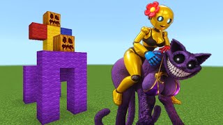 Poppy Playtime CatNap Girl x The Player Girl Addon in Minecraft Pe 