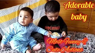 Try not to laugh | Funny baby videos 2020 | Rayan's Family Review