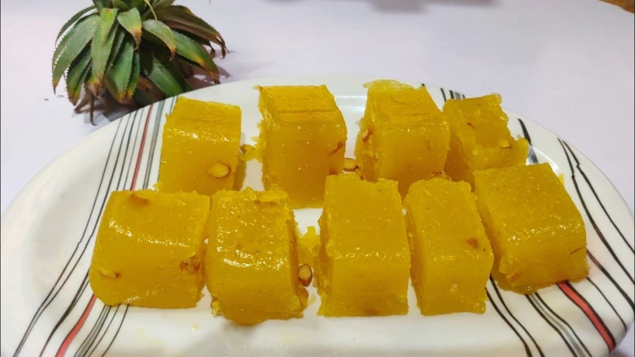 very tasty pineapple karachi halwa recipe / pineapple halwa YouTube