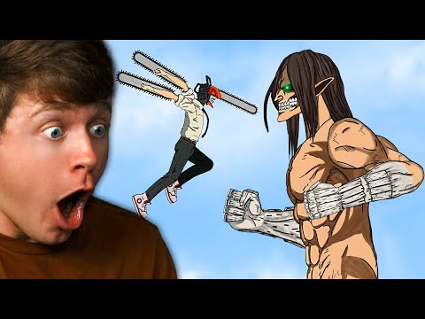 Reacting to CHAINSAW MAN vs ATTACK ON TITAN!