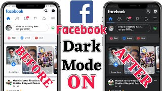 Facebook dark mode kaise kare / How to enable dark mode on facebook