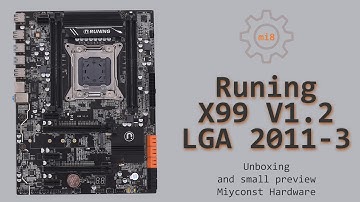 🇬🇧 Unboxing - Runing X99 V1.2 LGA 2011-3 and Xeon E5-2620 V3