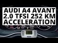 Audi A4 Avant 2.0 TFSI 252 hp (AT) - acceleration 0-100 km/h