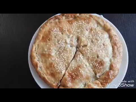 Мясной' ПИРОГ' из слоёного тесто