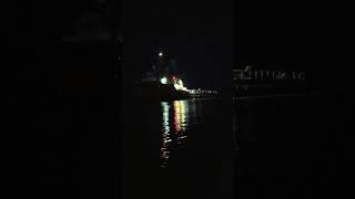 The Ship Started Sailing At Night.