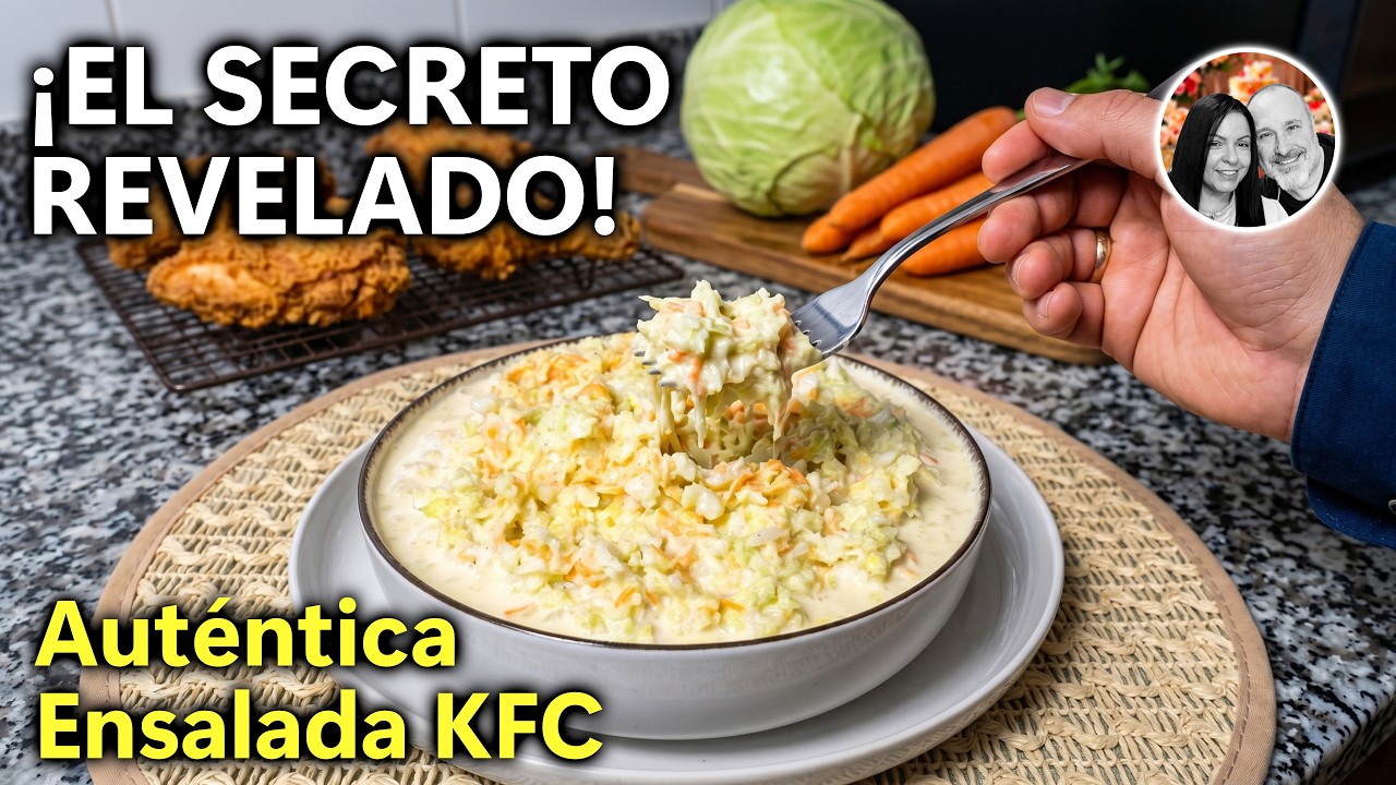 El SECRETO de la Ensalada KFC ha sido REVELADO | Receta 100% Original 🥗