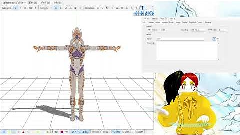 MMD/PMX Editor Tutorial: How To Weight and Rig your MMD Model (Part 1) (Using A Pre-Made Rig)