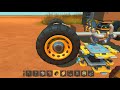 Compact and simple 4WD || Scrap mechanic