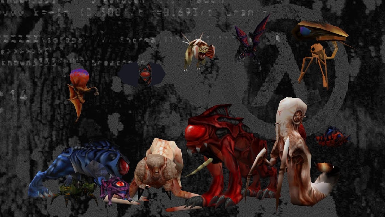 Half Life: Todos los enemigos de la beta