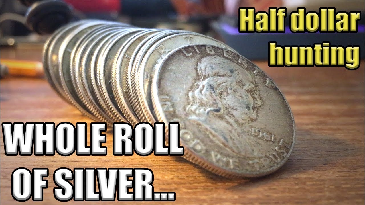 WHOLE ROLL OF SILVER... A COIN ROLL HUNTER'S DREAM... Half dollar ...