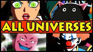 All 12 Universes in Dragon Ball Super EXPLAINED! (Every Universe   6 Lost Universes in DBS Info)