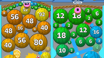 Puff Up Gameplay (Voodoo) New Updated! Numbers Balls Game All Levels 63-67