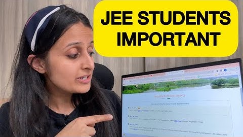 JEE 2023 IMPORTANT OFFICIAL UPDATE | Do not Miss 🚨 Advanced mock paper @nehamamsarmy