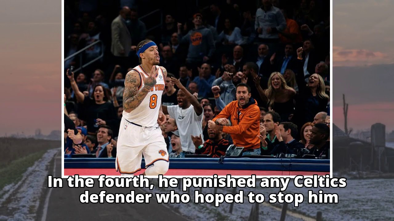 Michael Beasley Lifts the Knicks to a Statement Win over the Celtics