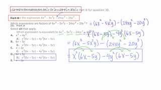 MathCamp321: PARCC (Algebra 2) Practice Test - Question 30