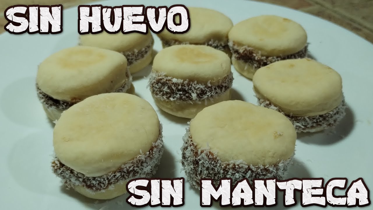 ALFAJORES DE MAICENA - sin huevo y sin manteca