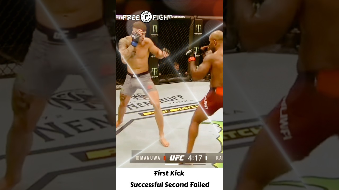 Первый удар ногой удался, второй — нет 