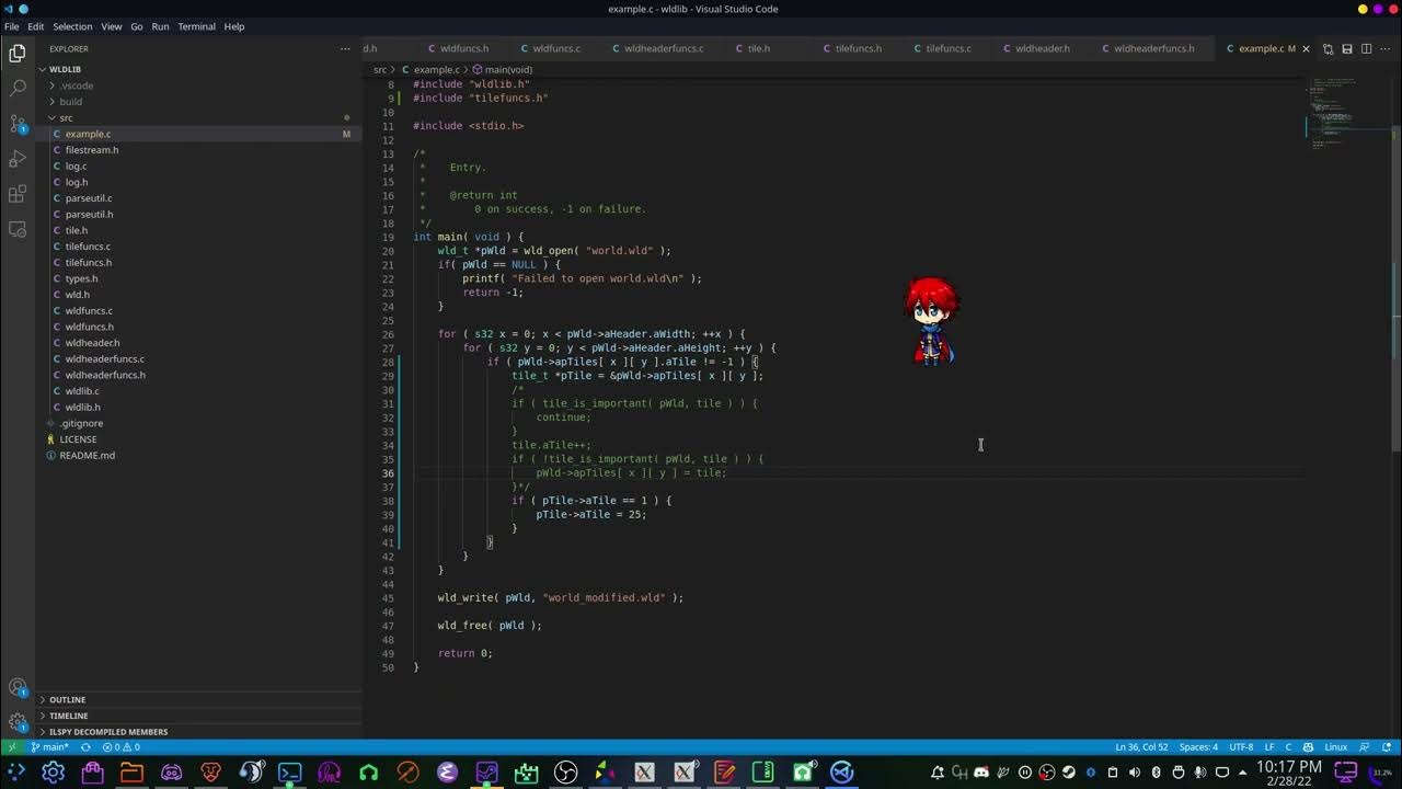 Lowlevel Shimeji Desktop Pet Program Written in C [1] YouTube