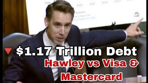 Senator Josh Hawley DESTROYS Visa & Mastercard: “50% Profit Margin? This Is Monopoly!”