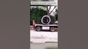 Work smarter not harder ! #funny #motivation #smart #construction #worker