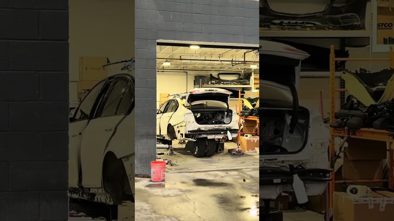 Mineral White F81 Wagon Built by US Auto Collisions 