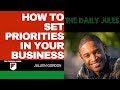 How To Set Business Priorities