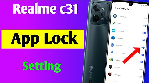 realme c31 me app lock kaise lagaye | how to set app lock in realme c31 | realme c31 app lock