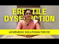 Ayurveda for erectile dysfunction  dhatri ayurveda